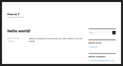 Desktop Screenshot of howto7.com